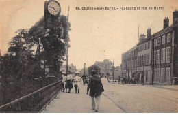 CHALONS SUR MARNE - Faubourg Et Rue De Marne - Très Bon état - Châlons-sur-Marne