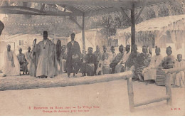 Exposition De REIMS 1903 - Le Village Noir - Groupe De Danseurs Avec Tam Tam - Très Bon état - Reims