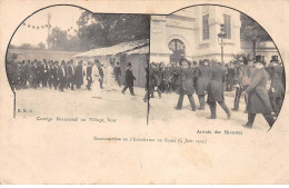 Inauguration De L'Exposition De REIMS 1903 - Cortège Ministériel Au Village Noir - Très Bon état - Reims