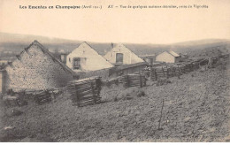 Les Emeutes En Champagne 1911 - AY - Vue De Quelques Maisons Détruites - Très Bon état - Ay En Champagne