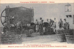 Les Vendanges En Champagne - REIMS - Champagne Pommery Et Greno - Réception, Pesage Et Pressurage - Très Bon état - Reims