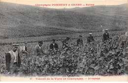 Travail De La Vigne En Champagne - REIMS - Champagne Pommery Et Greno - Le Rognage - Très Bon état - Reims