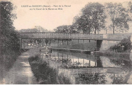 LIGNY EN BARROIS - Pont De La Herval Sur Le Canal De La Marne Au Rhin - Très Bon état - Ligny En Barrois