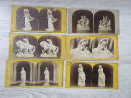 PHOTO STEREOSCOPIQUE -EXPOSITION DE 1862 - 10 Vues Sur Carton épais - Stereoscopic