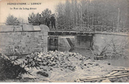 Inondations - LORROY - Le Pont Du Loing Détruit - Très Bon état - Other & Unclassified