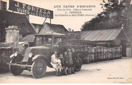 SAINT PIERRE LE MOUTIER - Aux Caves D'Espagne - J. Forteza - Très Bon état - Saint Pierre Le Moutier