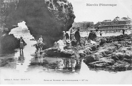 BIARRITZ Pittoresque - Sous Le Rocher De L'Artillerie - Très Bon état - Biarritz