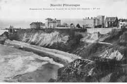 BIARRITZ Pittoresque - Perspective Miramar Et Falaise De La Côte Des Basques - Très Bon état - Biarritz