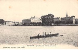 BAYONNE - Jonction De La Nive Et De L'Adour - Très Bon état - Bayonne