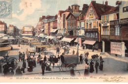 BEAUVAIS - Vieilles Maisons De La Place Jeanne Hachette - état - Beauvais