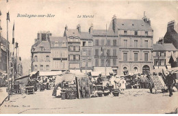 BOULOGNE SUR MER - Le Marché - Très Bon état - Boulogne Sur Mer