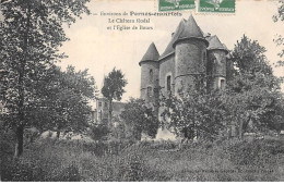 Environs De PERNES EN ARTOIS - Le Château Féodal Et L'Eglise De Bours - Très Bon état - Sonstige & Ohne Zuordnung