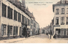 SAINT OMER - Rue Carnot Et La Caserne De Rueil - Très Bon état - Saint Omer