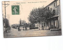 LOIRE - Route Nationale Et Hôtel Dumas - état - Loire Sur Rhone