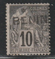 BENIN - N°5 Nsg (1892) 10c Noir Sur Lilas - Usati