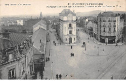 CLERMONT FERRAND - Perspective Sur Les Avenues Charas Et De La Gare - Très Bon état - Clermont Ferrand