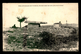 07 - ENVIRONS DE ST-ALBAN - DOLMEN DANS LES BOIS - Sonstige & Ohne Zuordnung