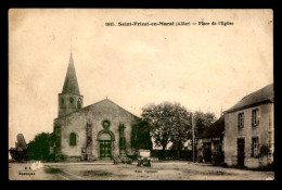 03 - ST-PRIEST-EN-MURAT - PLACE DE L'EGLISE - VOIR L'ETAT - Other & Unclassified