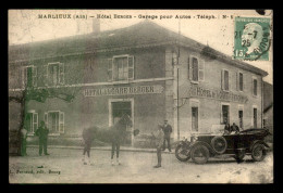 01 - MARLIEUX - HOTEL DE LA GARE BERGER - AUTOMOBILE ANCIENNE - Unclassified