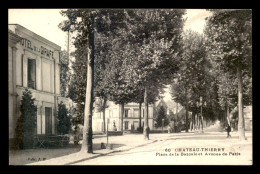 02 - CHATEAU-THIERRY - PLACE DE LA BASCULE ET AVENUE DE PARIS - HOTEL DE LA GIRAFE - Chateau Thierry