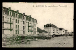 03 - MONTLUCON - LES NOUVELLES CASERNES - 3 TIMBRES TAXE - Montlucon