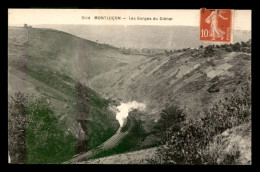 03 - MONTLUCON - LES GORGES DU DIENAT - TRAIN SUR LA LIGNE DE CHEMIN DE FER - Montlucon