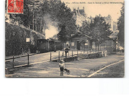 AIX LES BAINS - Gare Du Revard Et Hôtel Bernascon - Très Bon état - Aix Les Bains