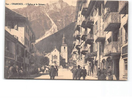 CHAMONIX - L'Eglise Et Le Brévent - Très Bon état - Chamonix-Mont-Blanc