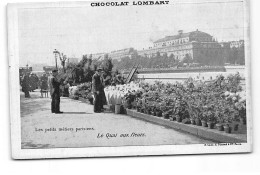 PARIS - Les Petits Métiers Parisiens - Le Quai Aux Fleurs - Chocolat Lombart - Très Bon état - Ambachten In Parijs