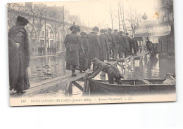 PARIS - Inondations De Paris - Janvier 1910 - Avenue Daumesnil - Très Bon état - Überschwemmung 1910