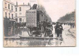 PARIS - La Grande Crue De La Seine - Janvier 1910 - Un Déménagement Au Quai De Billy - Très Bon état - Inondations De 1910