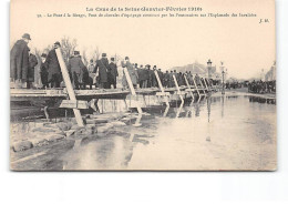 PARIS - LA Crue De La Seine - Janvier 1910 - Le Pont à La Barigo - Très Bon état - Inondations De 1910