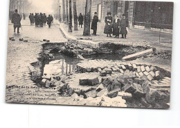 PARIS - La Crue De La Seine - Janvier 1910 - Boulevard Hausmann - Très Bon état - Inondations De 1910