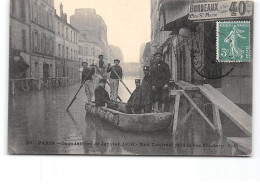 PARIS - Inondations De Janvier 1910 - Rue Lourmel Près La Rue Fondary - Très Bon état - Inondations De 1910