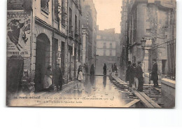 PARIS Inondé - Cliché Du 28 Janvier 1910 - Rue De La Bûcherie Au Quartier Latin - Très Bonétat - Überschwemmung 1910