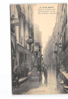 PARIS Inondé - Cliché Du 28 Janvier 1910 - Rue De Bièvre Au Quartier Latin - Très Bon état - Überschwemmung 1910
