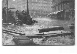 PARIS - Inondations De Janvier 1910 - Gare Saint Lazare Vue De La Rue De L'Arcade - Très Bon état - Paris Flood, 1910