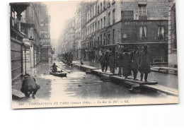 PARIS - Inondations De Paris - Janvier 1910 - La Rue Du Bac - Très Bon état - Inondations De 1910