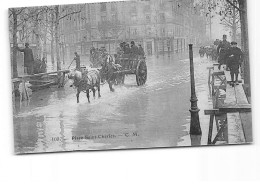 PARIS - Inondations De Paris - Janvier 1910 - Place Saint Charles - Très Bon état - Inondations De 1910