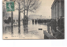 PARIS - Crue De La Seine - 29 Janvier 1910 - Avenue Rapp - Très Bon état - Inondations De 1910