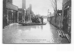 PARIS - La Crue De La Seine - Janvier 1910 - La Rue Van Loo à Passy - Très Bon état - Inondations De 1910
