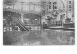 PARIS - Inondations De Janvier 1910 - Intérieur De La Gare D'Orsay - Très Bon état - Inondations De 1910