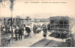 LOURDES - Arrivée Des Malades à La Gare - Très Bon état - Lourdes