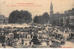 TARBES - Place Marcadieu Pendant Le Marché - état - Tarbes