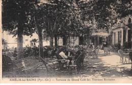 AMELIE LES BAINS - Terrasse Du Grand Café Des Thermes Romains - Très Bon état - Amélie-les-Bains-Palalda