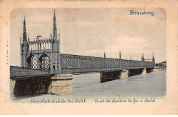 STRASBOURG - Pont Du Chemin De Fer à Kehl - Très Bon état - Strasbourg