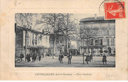 CASTELJALOUX - Place Gambetta - Très Bon état - Casteljaloux