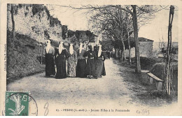 PENNE - Jeunes Filles à La Promenade - Très Bon état - Sonstige & Ohne Zuordnung