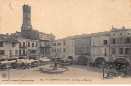 VILLENEUVE SUR LOT - La Place Du Marché - Très Bon état - Villeneuve Sur Lot