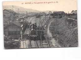 AUTUN - Vue Générale De La Gare PLM - Très Bon état - Autun